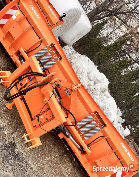 Pług do śniegu Samasz PSV RAM 3m posypywarka Limanowa