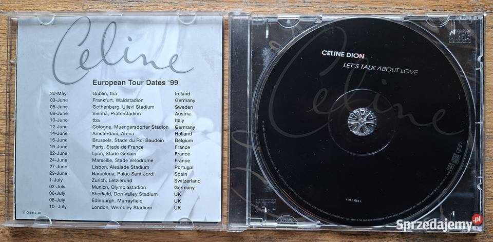 Celine Dion Lets talk about love CD pop Kraków