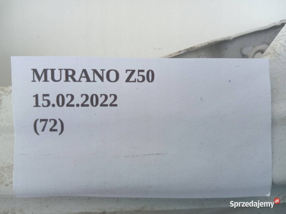 MECHANIZM SZYBY PRAWY PRZÓD NISSAN MURANO Z50 wielkopolskie