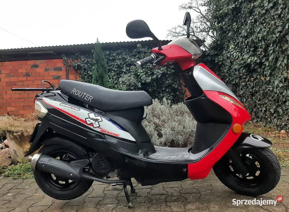 Zadbany skuter Romet Router Bassa 50 4t 2019r 5360km Tuczno