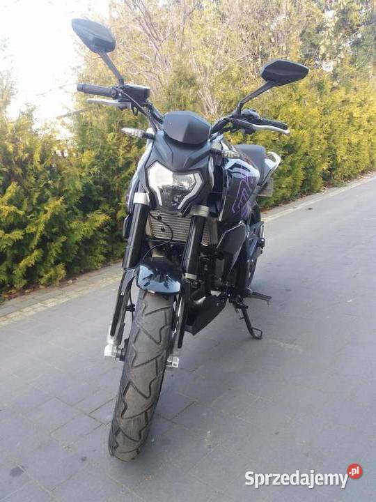 Sprzedam motorower marki Junak furious 50 czarny Nowy Szczeglin