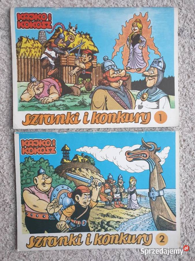 Szranki i Konkury cz1 i 2 Janusz Christa wyd2 Rok wydania 1989 Komiksy Gdynia