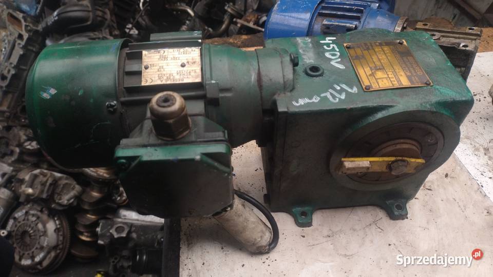 Motoreduktor 009kw 220V 112 obrotów Produkcja Kielce