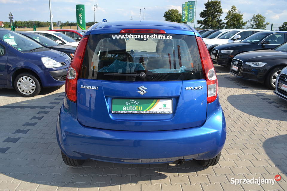 Suzuki Splash z Niemiec OPŁACONY gwarancja18 immobilizer