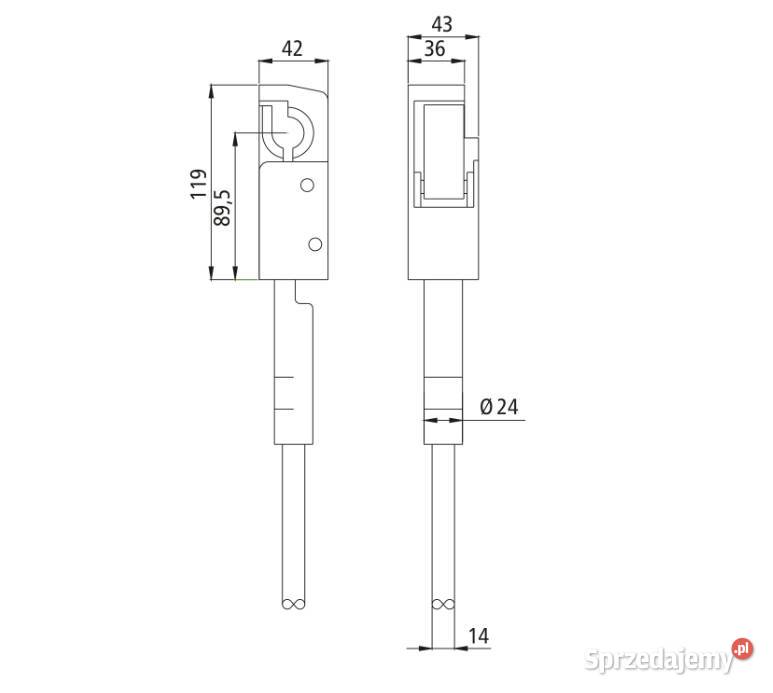 Zamknięcie burty 662 NP H10001200 mm lewe Przysieka Polska