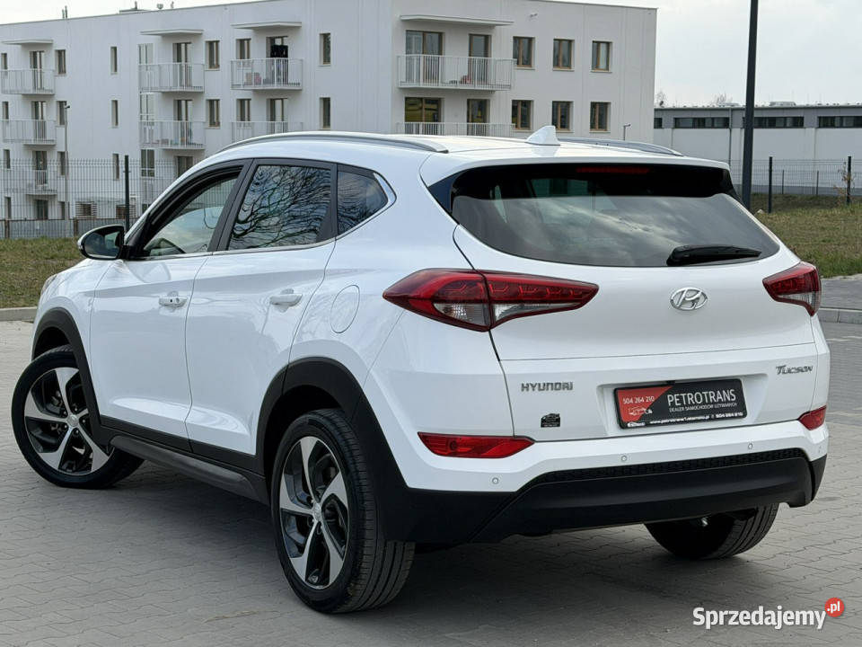 Hyundai Tucson 17 CRDI 141 LED AUTOMAT Nawigacja czujnik parkowania Mrągowo sprzedam