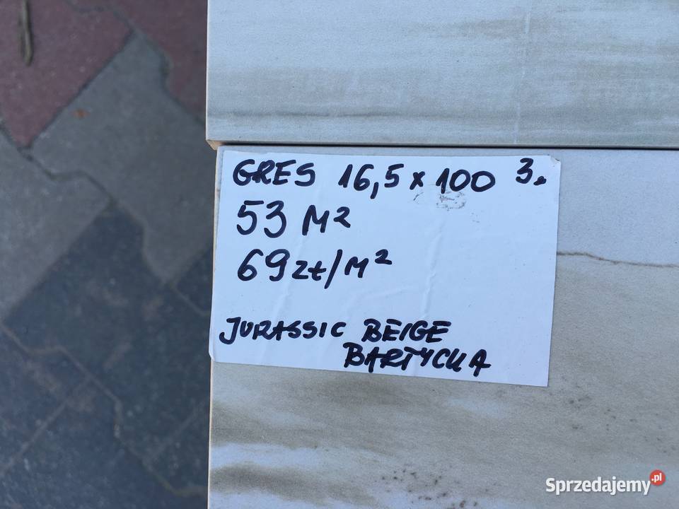 Gres płytka podłogowa jurassic beige mat 165x100 Płytki podłogowe Reguły