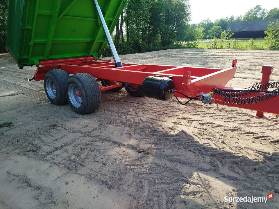 Przyczepa tandem 10t wywrot 3str tandem nieuszkodzony podlaskie