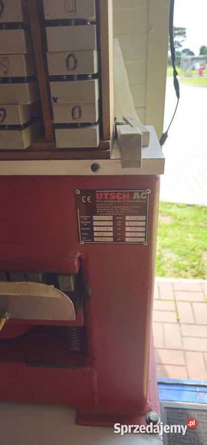 Kompletny zestaw maszyn do tłoczenia tablic Produkcja dolnośląskie Łąka