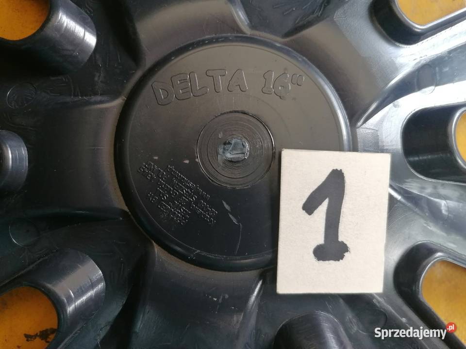 kołpaki 16czarne Delta komplet 4 osobowe Piotrków Trybunalski sprzedam