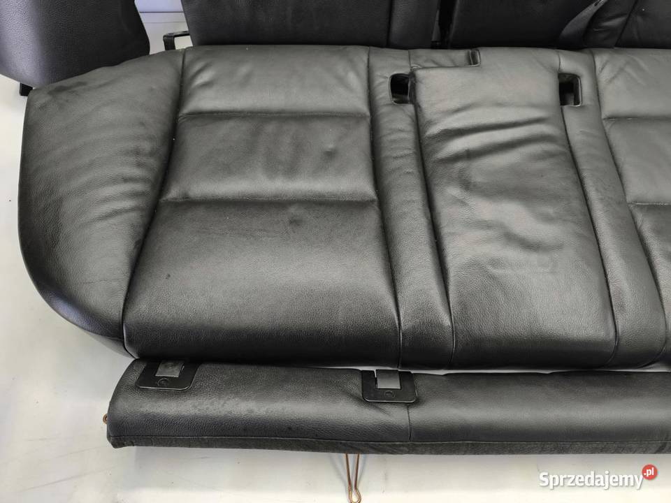 KANAPA TYŁ TYLNA BOCZKI KOMPLET SKÓRA BMW E61