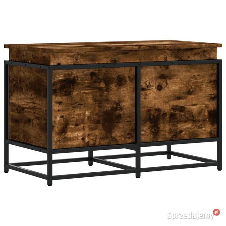 vidaXL Skrzynia z pokrywą przydymiony Warszawa sprzedam