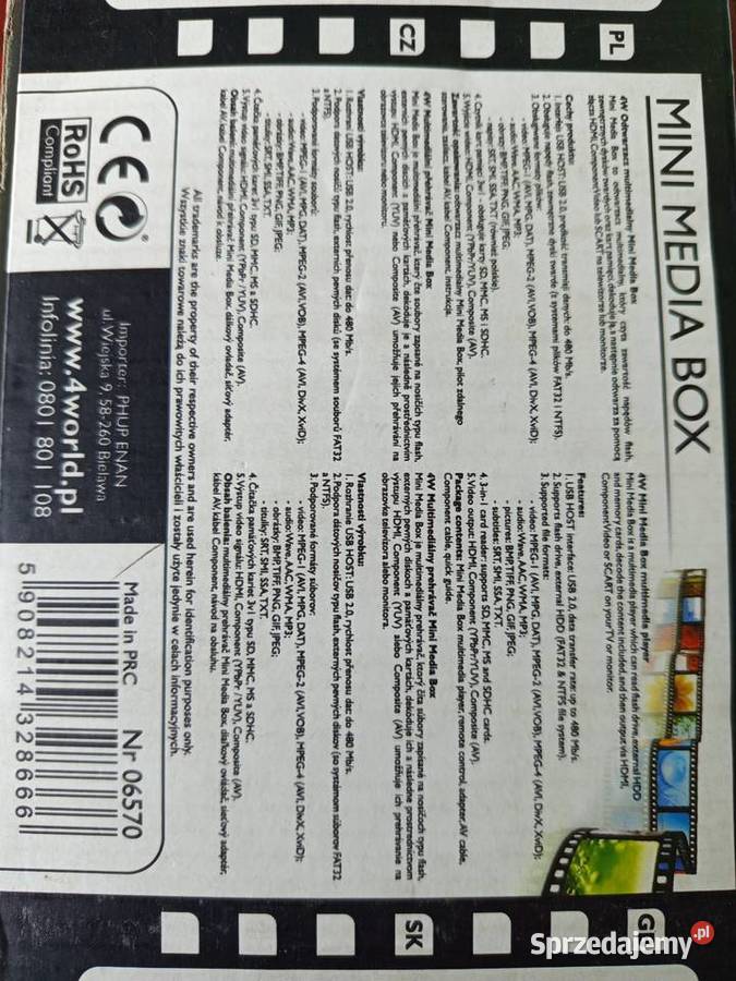 Sprzedam DVD Box mini Media Box Chorzów