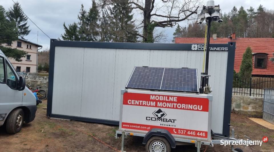 Wieża monitoringu monitoring kamery ochrona Nowa Ruda