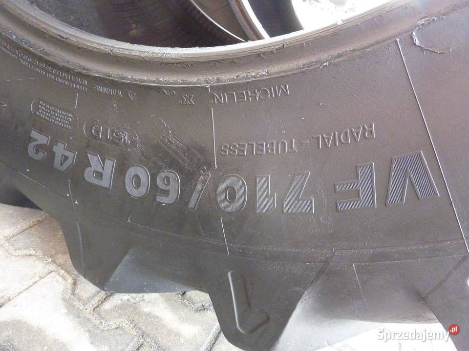 2x Opona używana rolnicza 71060R42 MICHELIN podlaskie Zaścianki