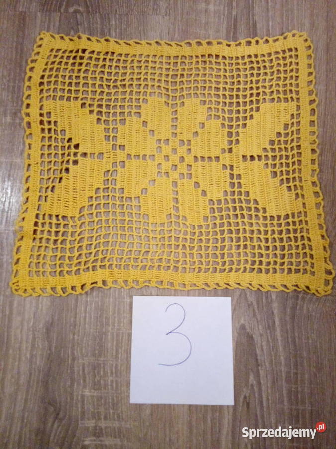 Serwetki Serwety Podkładki na Stół Szydełkowe Lublin sprzedam