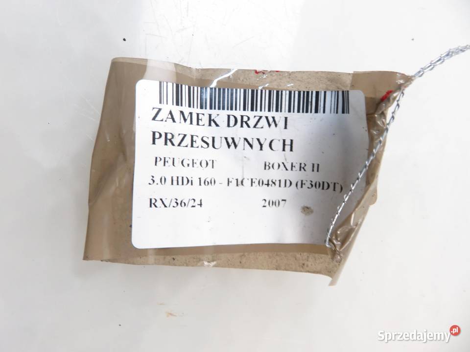 ZAMEK DRZWI PRZESUWNYCH PEUGEOT BOXER II