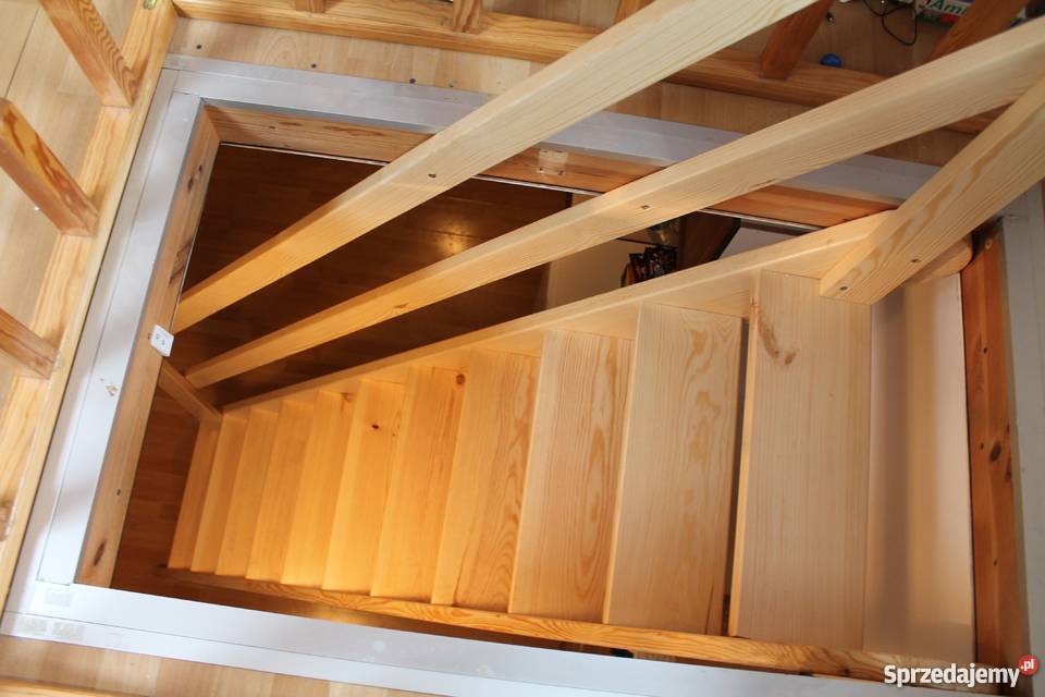 DREWNIANE SCHODY SOSNOWE REGULOWANE Młynarskie drewno Łuków