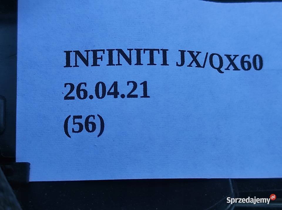 RAMKA EKRANU KRATKI NAWIEWU INFINITI QX60 JX 1 Nowy Tomyśl