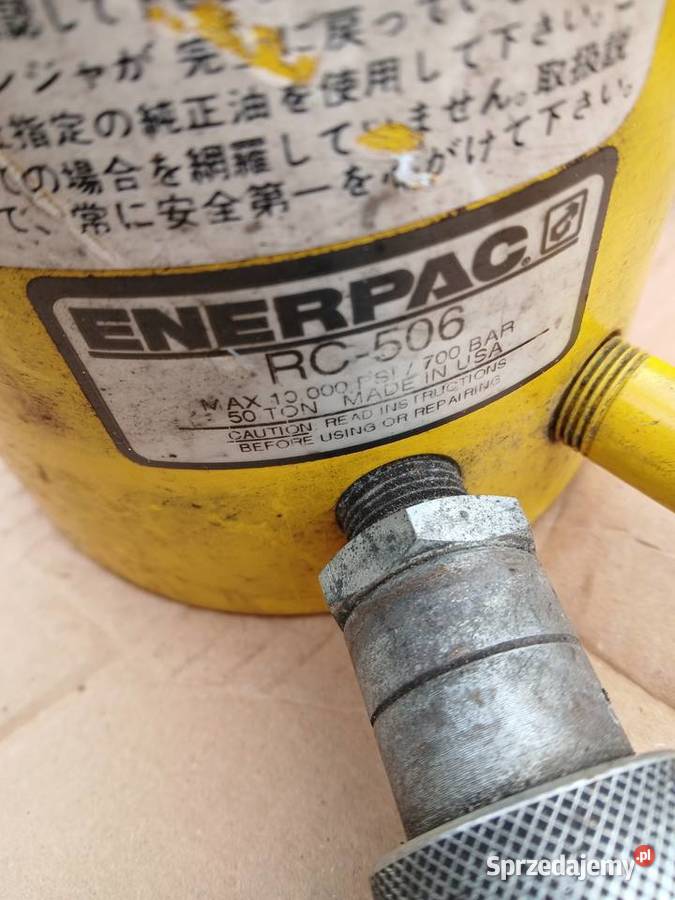 Sprzedam podnosnik z pompą m ENERPAC RC 506 50 Pozostałe Pajęczno