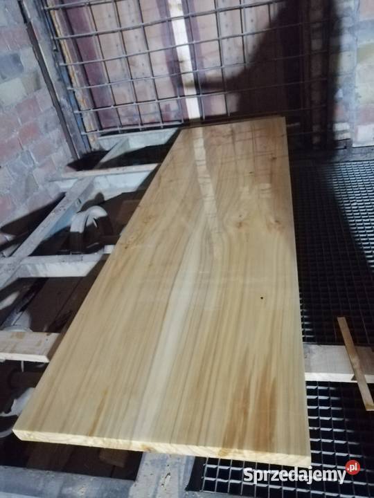 stolik kawowy blat debowy 120x80x5 zywica Przysucha