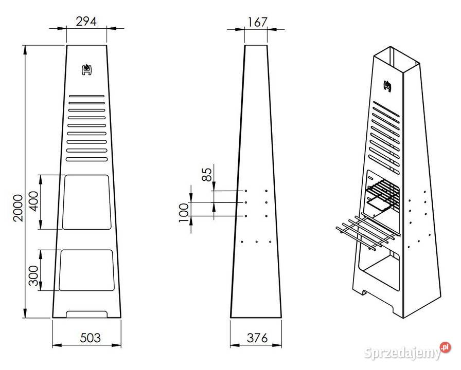 Palenisko ogrodowe TORRE ogień który tworzy