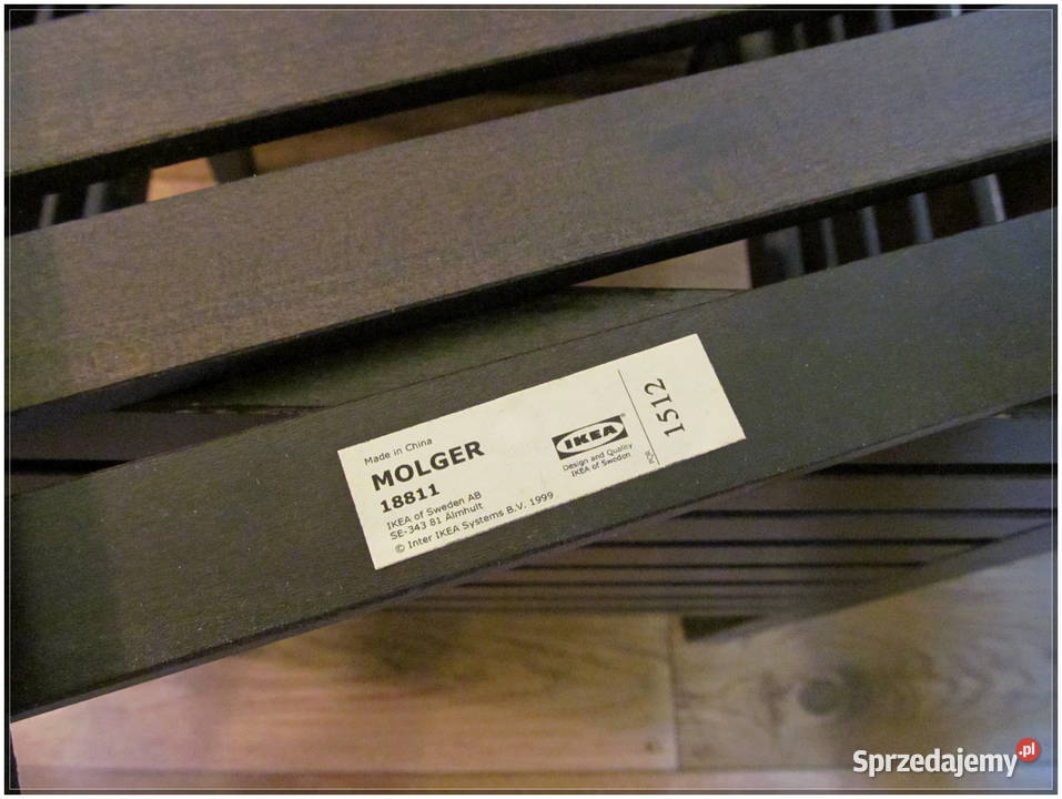 Ikea Molger Stołek Ze Schowkiem Ciemnobrązowy wielkopolskie Poznań