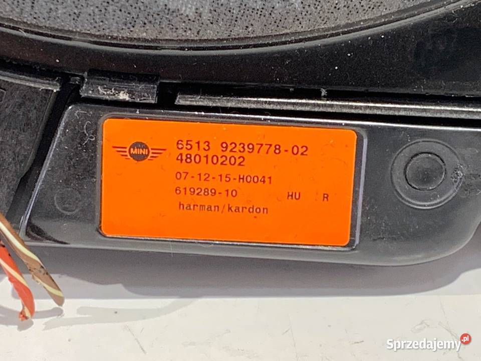 GŁOŚNIKI KOMPLET MINI COUNTRYMAN R60 9239778