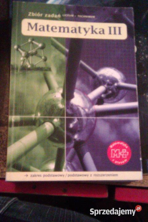 Matematyka 3 zbiór podręcznik aukcje mazowieckie Warszawa