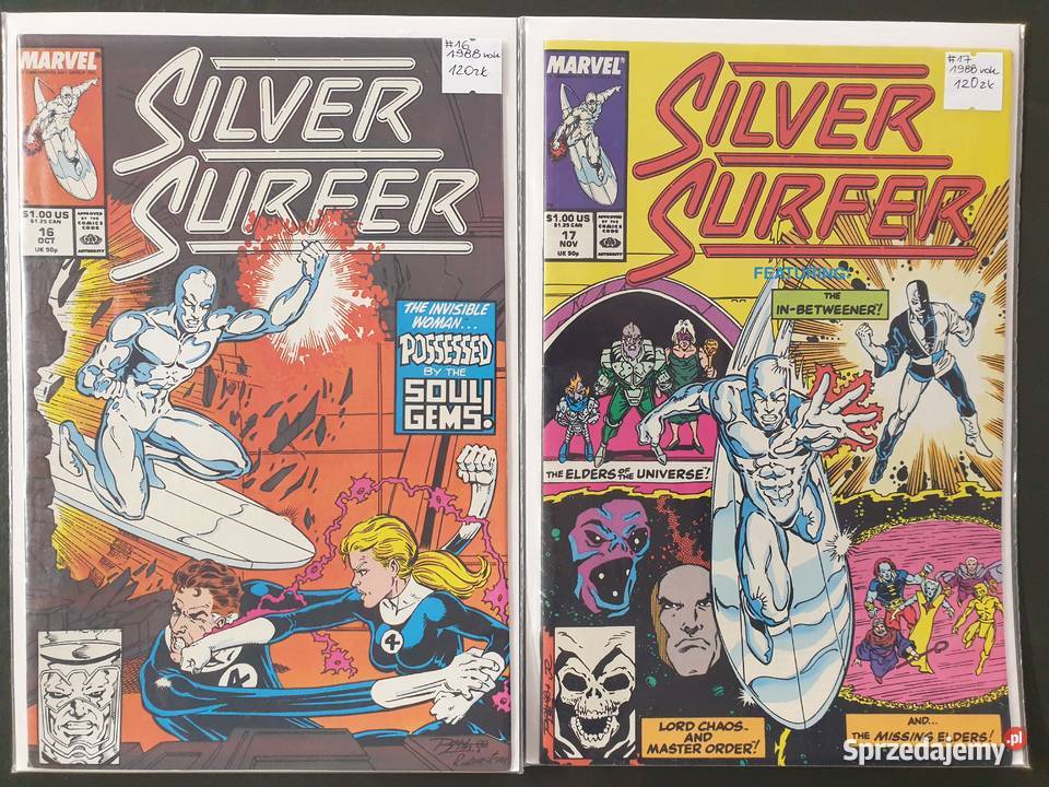 Silver Surfer kolekcja 11 komiksów Marvel USA sprzedam