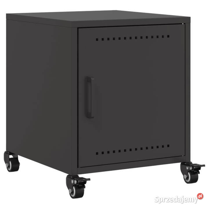Szafka nocna czarna 36x39x435 stal WM846614 sprzedam