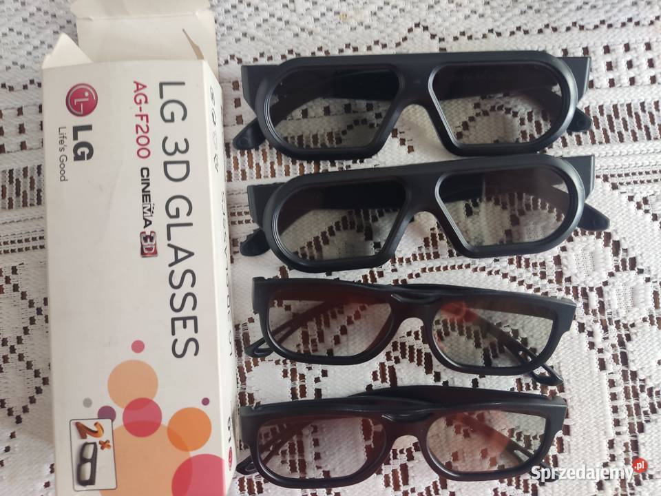Okulary LG 3D GLASSES AG F200 CINEMA 3D Nowe Kobielnik