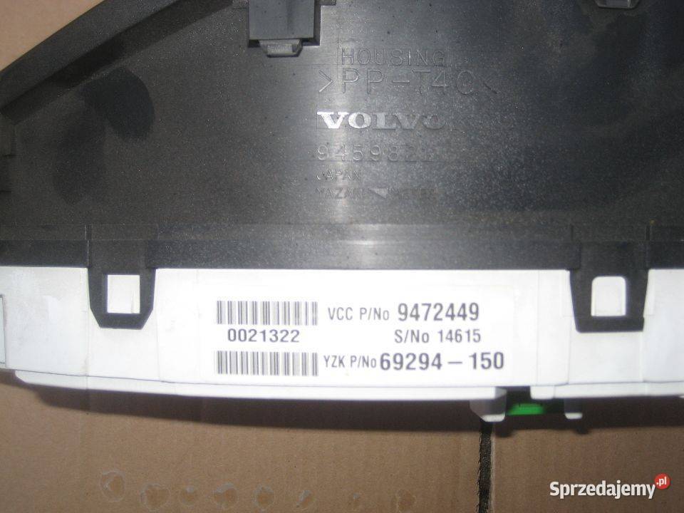 volvo s80 29 benzyna 9803r licznik zegar 9472449 Rakoniewice sprzedam