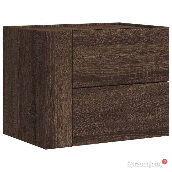Wisząca szafka nocna brązowy dąb 45x30x35 Warszawa