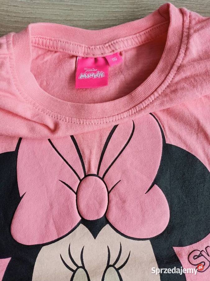 Bluzka koszulka dziewczęca na długi rękaw różowa różowy Odzież Płock