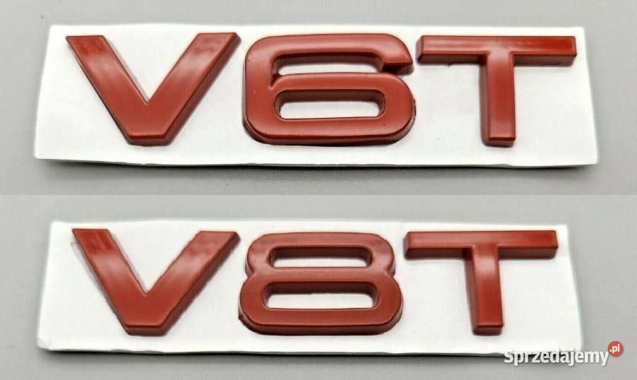 NOWY klejany znaczek V6T V8T czerwony emblemat Zamość