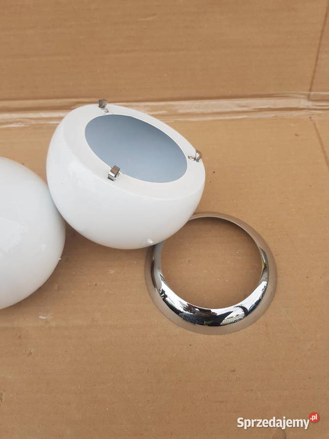Klosz do lampy KULKA KULA metalowa BIAŁA 150mm 2 Warszawa