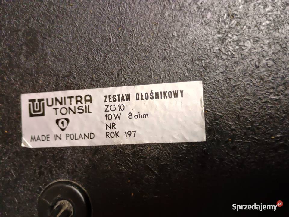 Kolumny głośnikowe Tonsil 20 W wielkopolskie Wągrowiec