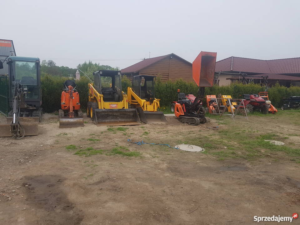 wynajem maszyn budowlanych ładowarka opolskie Namysłów