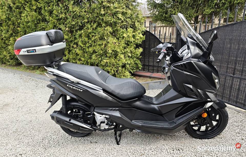 Skuter Sym Cruisym 125cc 2019r LED ABS Kufer łódzkie Łask sprzedam
