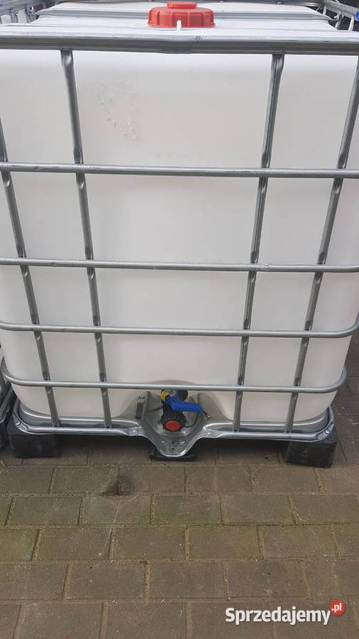 MAUZER ZBIORNIK 1000L NA PLASTIKOWEJ PALECIE