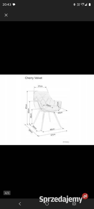 Sprzedam dwa nieużywane krzesła Krasne-Lasocice