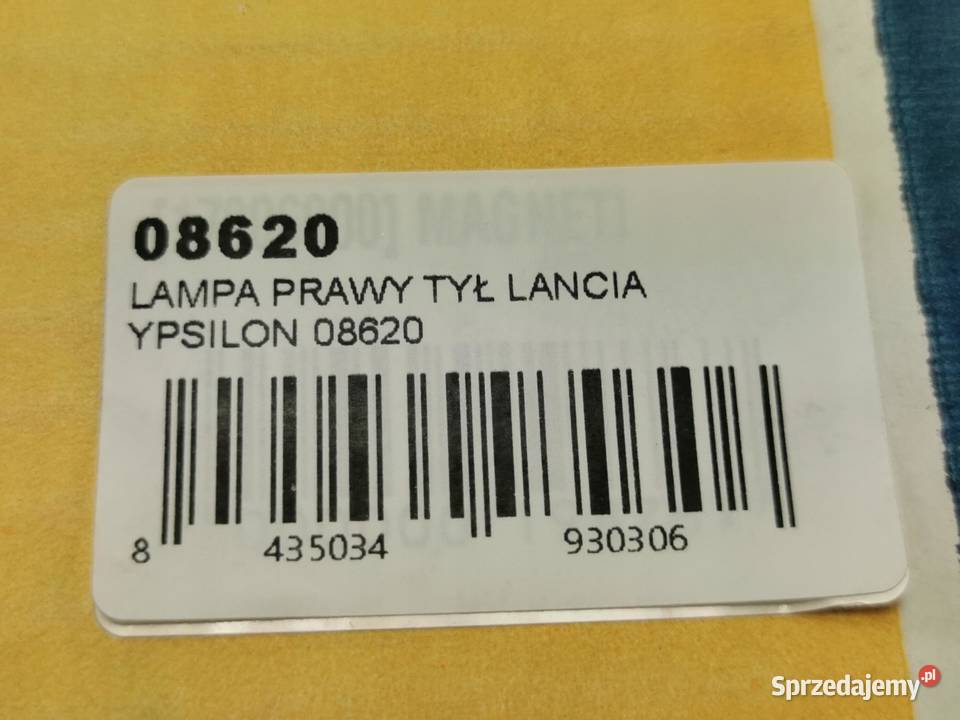 LAMPA PRAWY TYŁ LANCIA YPSILON 20002003 MAGNETI