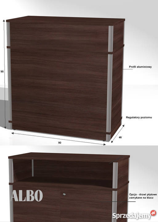 Lada sklepowa producent mebli sklepowych lady na Olsztyn