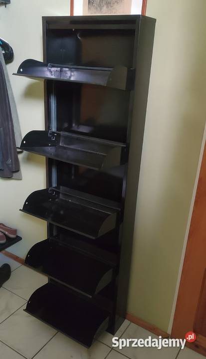 Szafka na buty metalowa czarna Wrocław