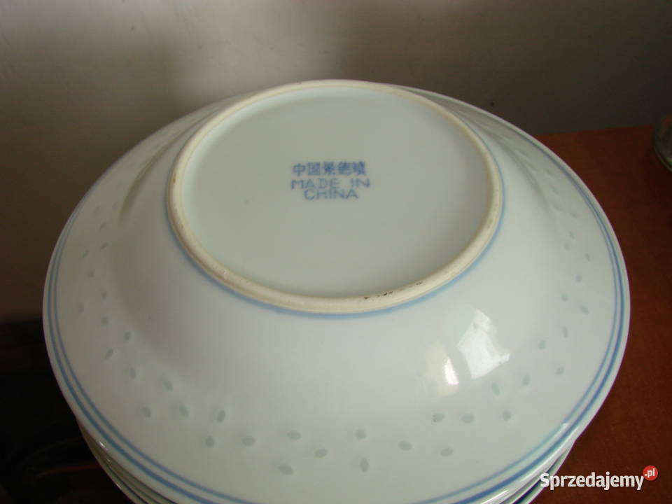 chińska ryżowa porcelana talerz obiadowy Pruszcz Gdański