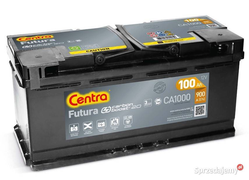 Akumulator Centra FUTURA 100Ah 900A EN PRAWY Wrocław