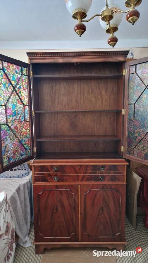 Biblioteczka Plebana Sekretarzyk Witryna Kredensy i witryny Rzeszów