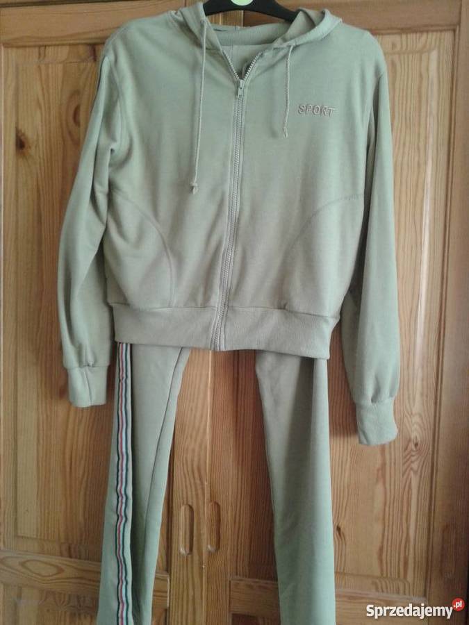 Bawełniany dres M beżowy Łódź