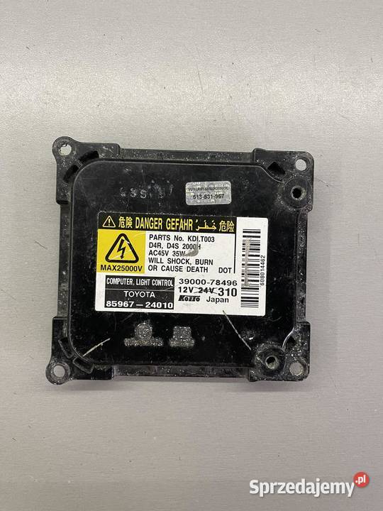 TOYOTA AVENSIS  PRZETWORNICA 8596724010 wielkopolskie Ostroróg